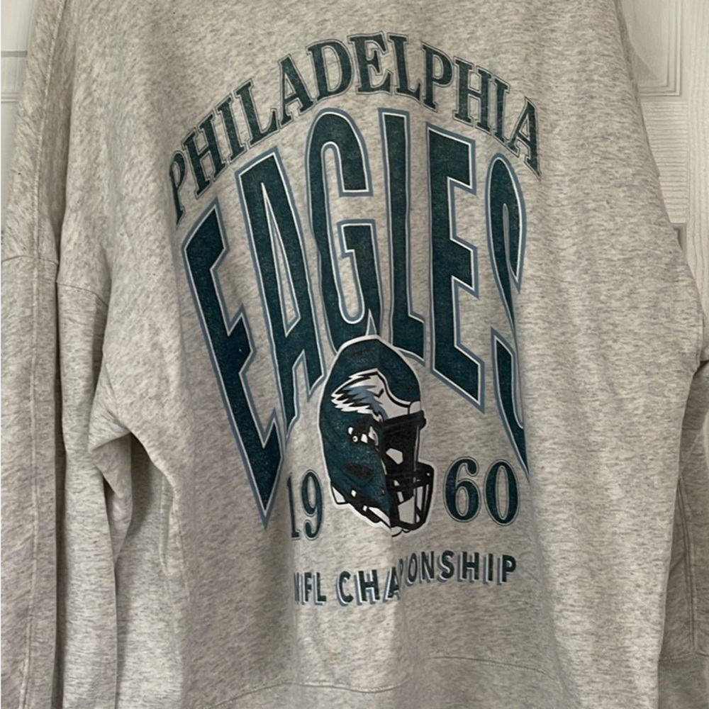 Abercrombie & Fitch Gray Eagles crew neck
